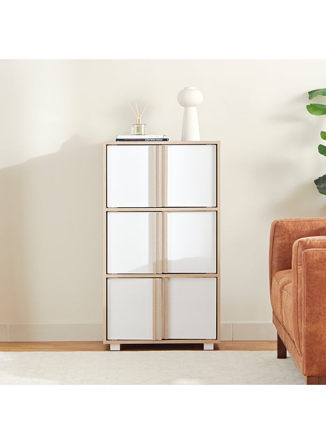 Home Box Alford Aspen 6-Door Multipurpose Storage Unit 60 x 107.5 x 39.4 cm - Image 2